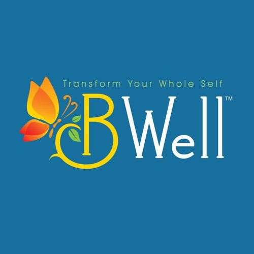 A logo for b well that says transform your whole self