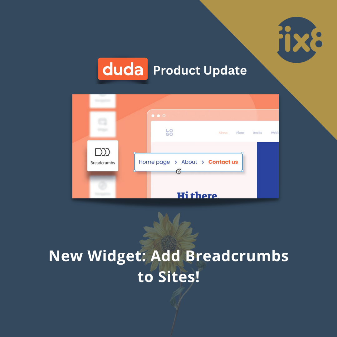 Duda Adds Breadcrumbs Widget to Boost Client SEO