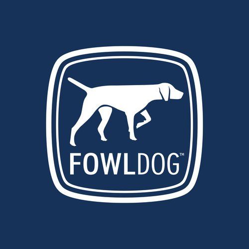 The logo for fowldog shows a dog in a square on a blue background.