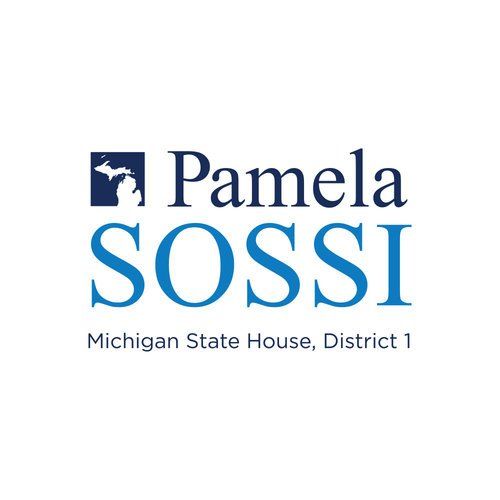 The logo for pamela sossi michigan state house district 1
