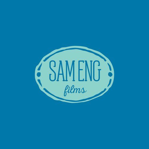 The logo for sameng films is on a blue background.