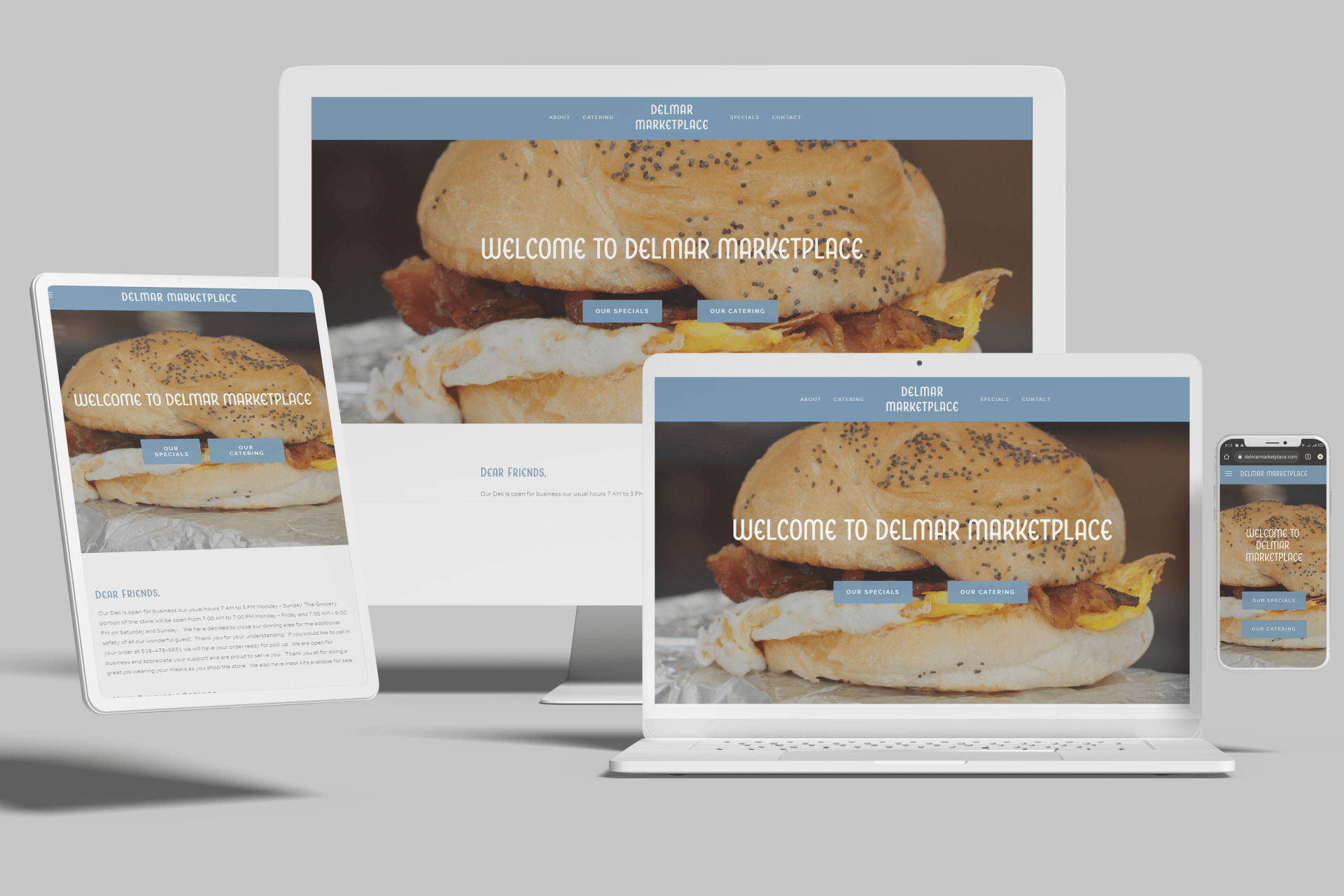 Squarespace for Specialty Foods and Catering Websites