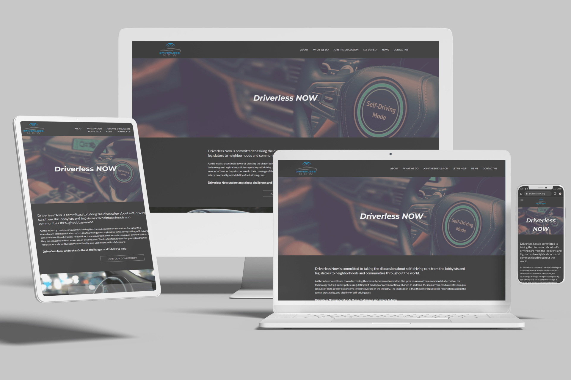 Duda Websites for Self-Driving Cars