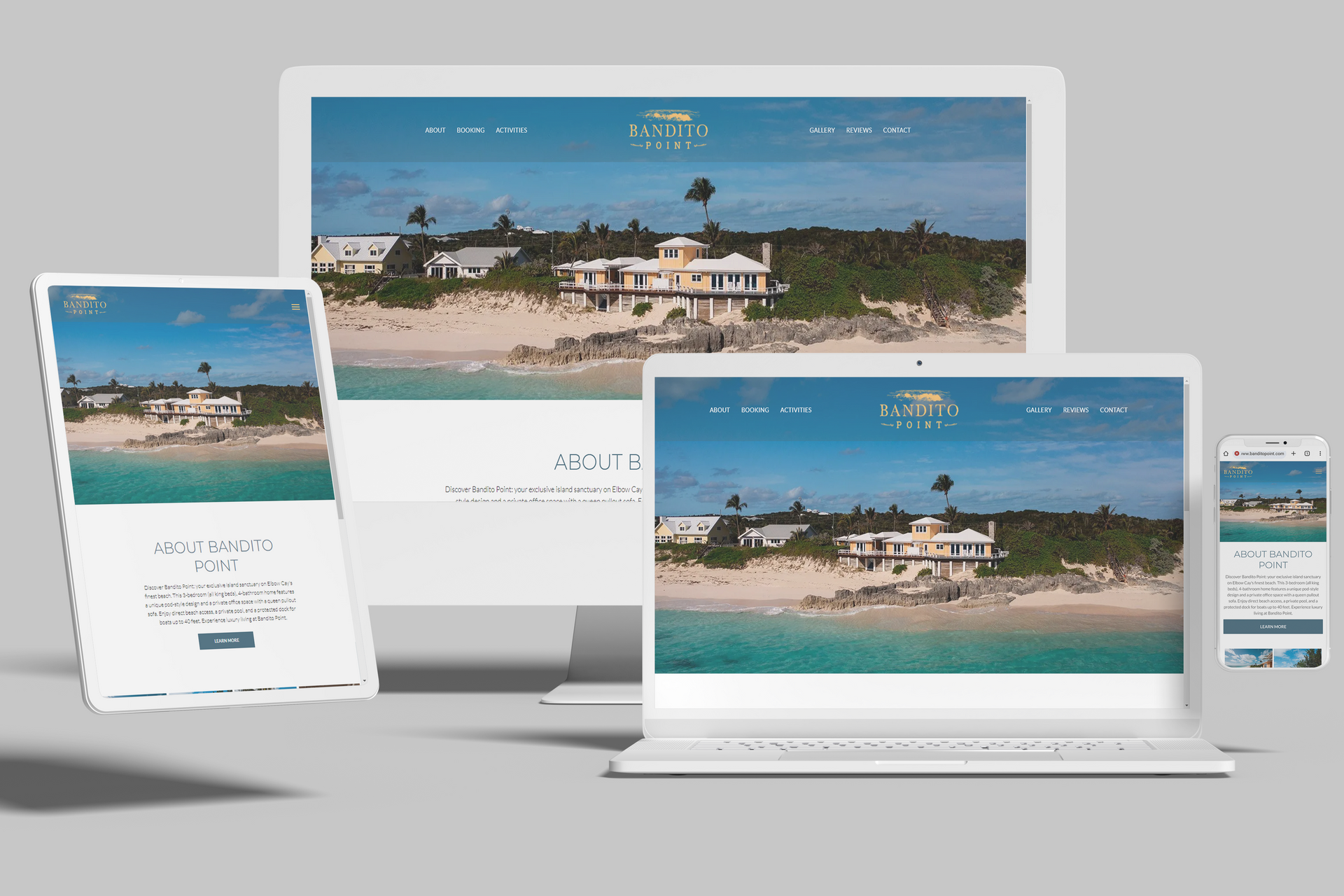 Duda Bahamas Exclusive Rental Property Website