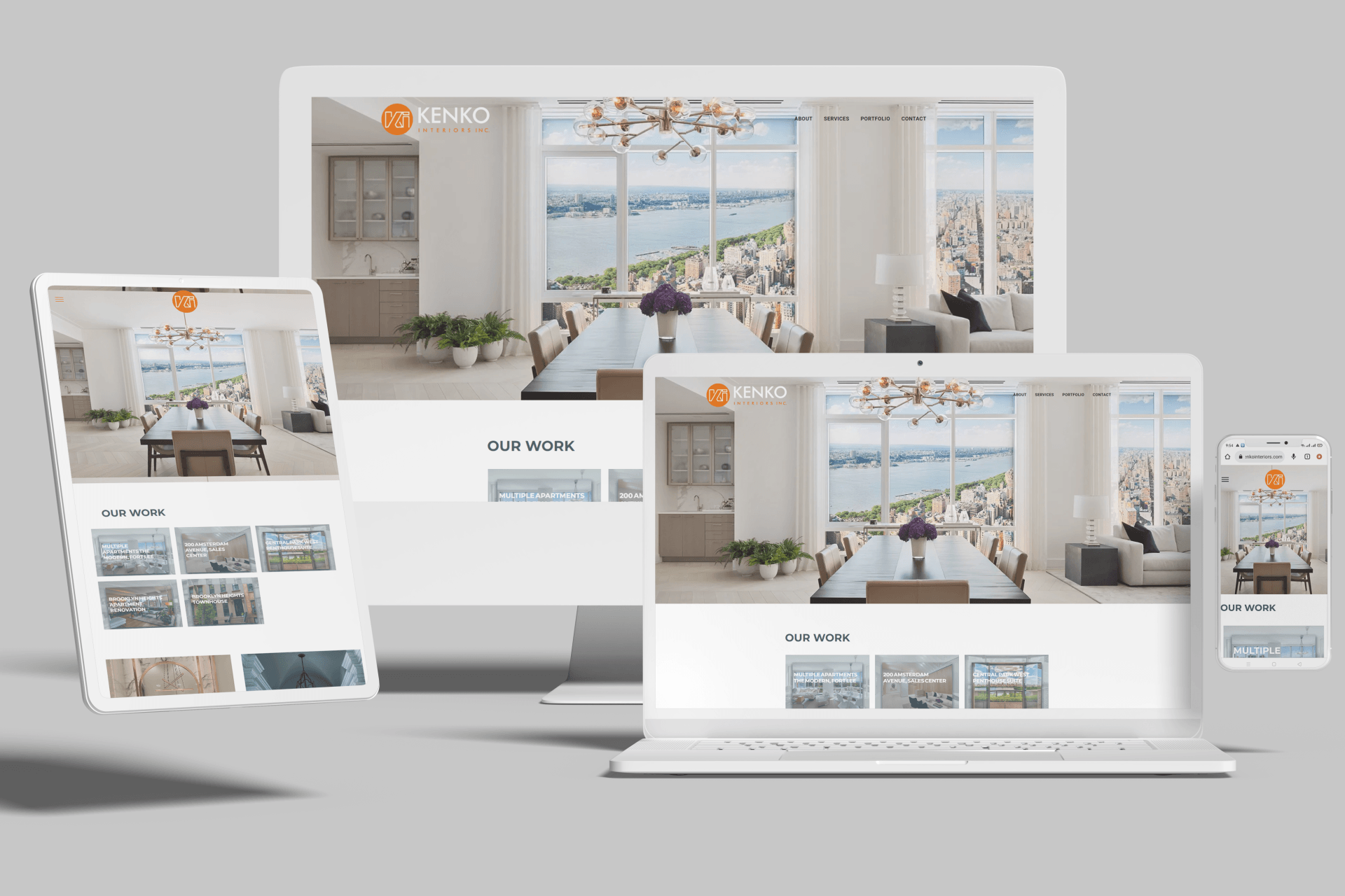 Duda Interior Design Firm Website