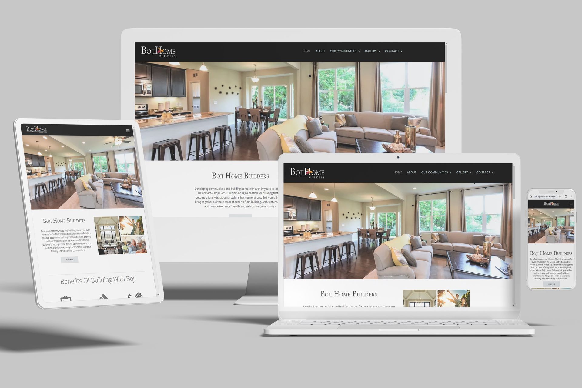 Boji Home Builders' Website Migration Journey