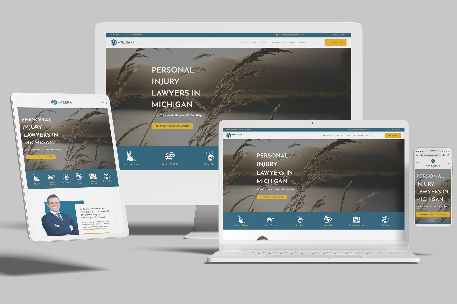 Duda Personal Injury Law Firm Website