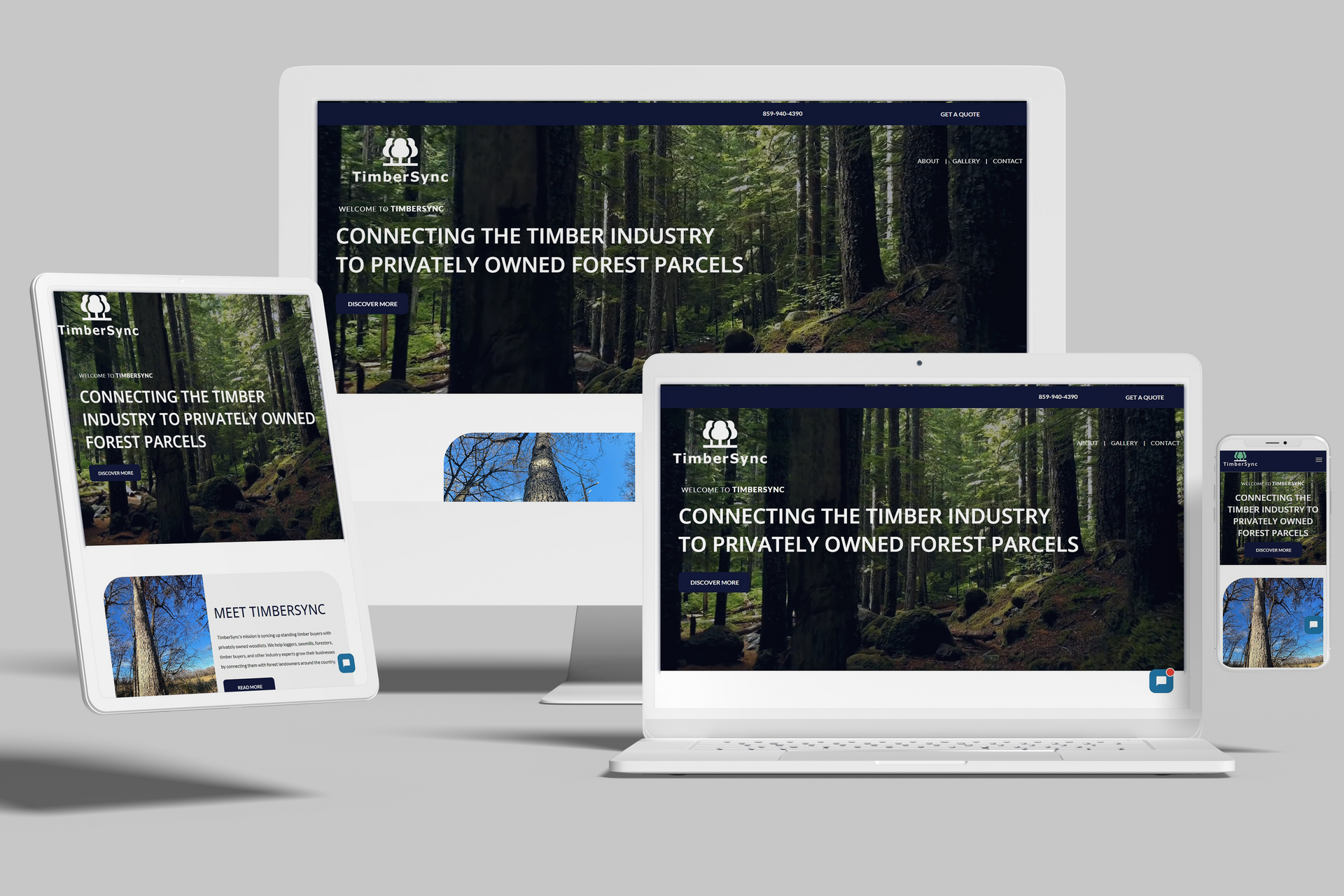 Timber Industry Professionals Launch Debut Website, Built in the Duda Platform