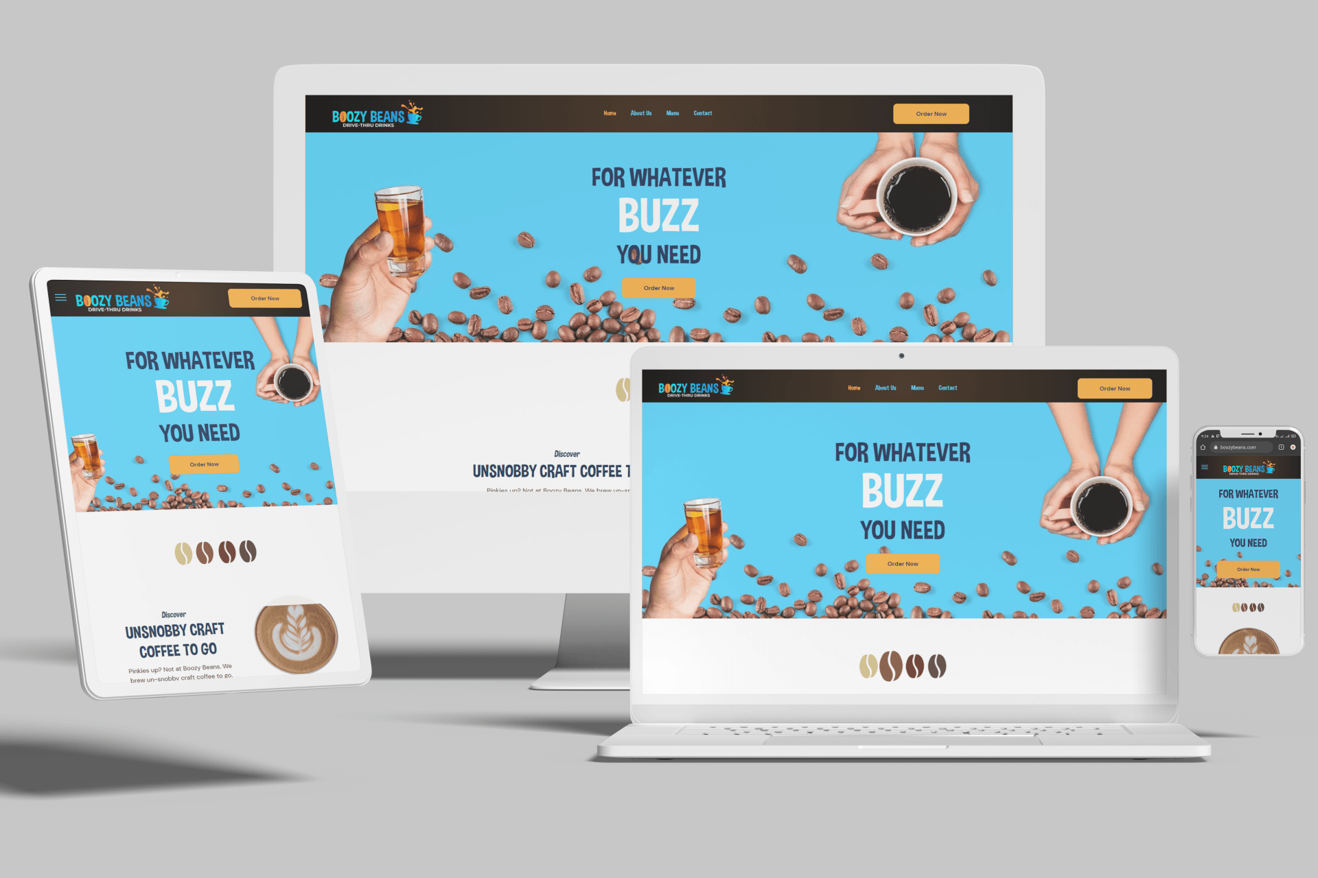 Duda Websites for Craft Coffee