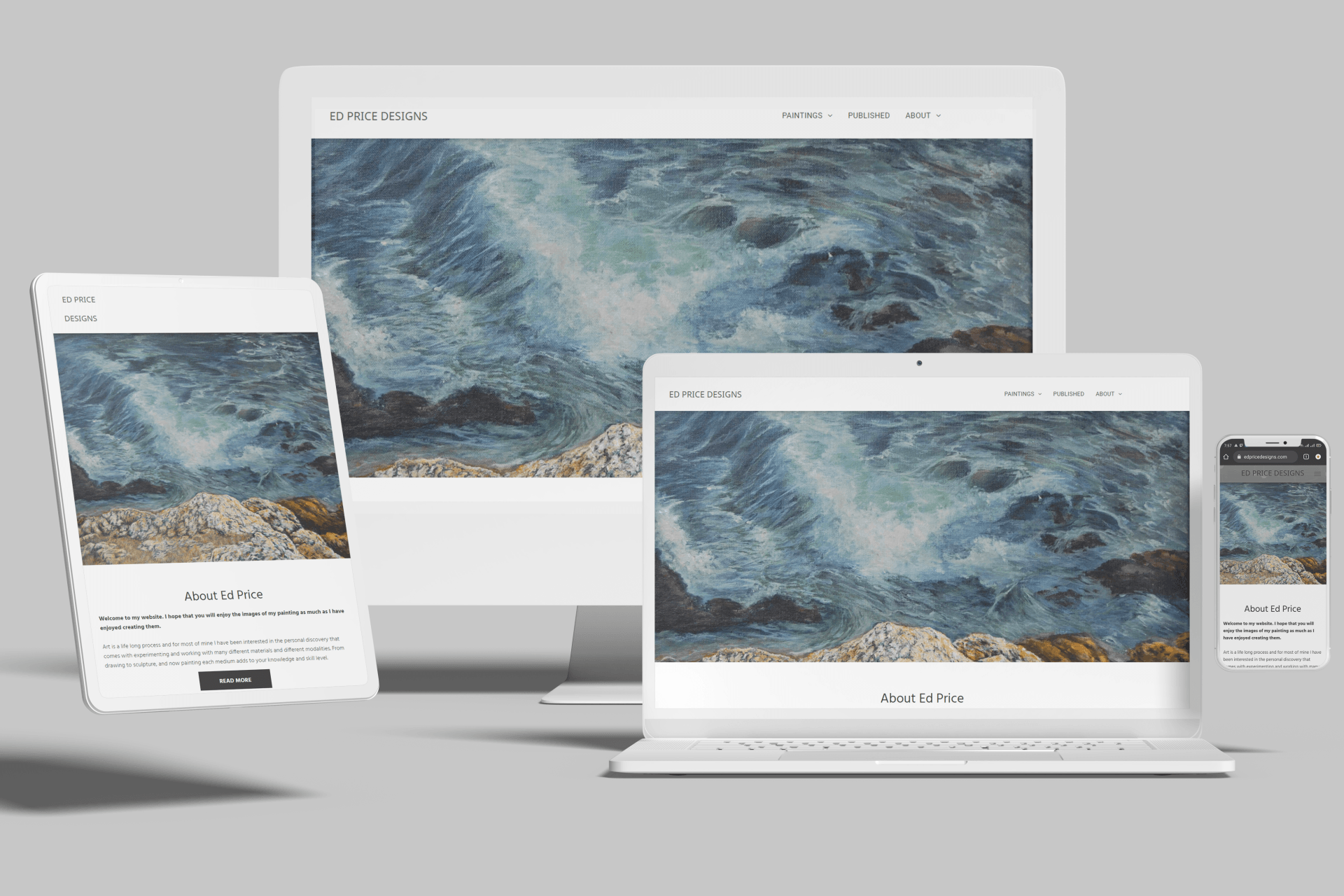 Duda Websites for Painters of Nature and Wildlife