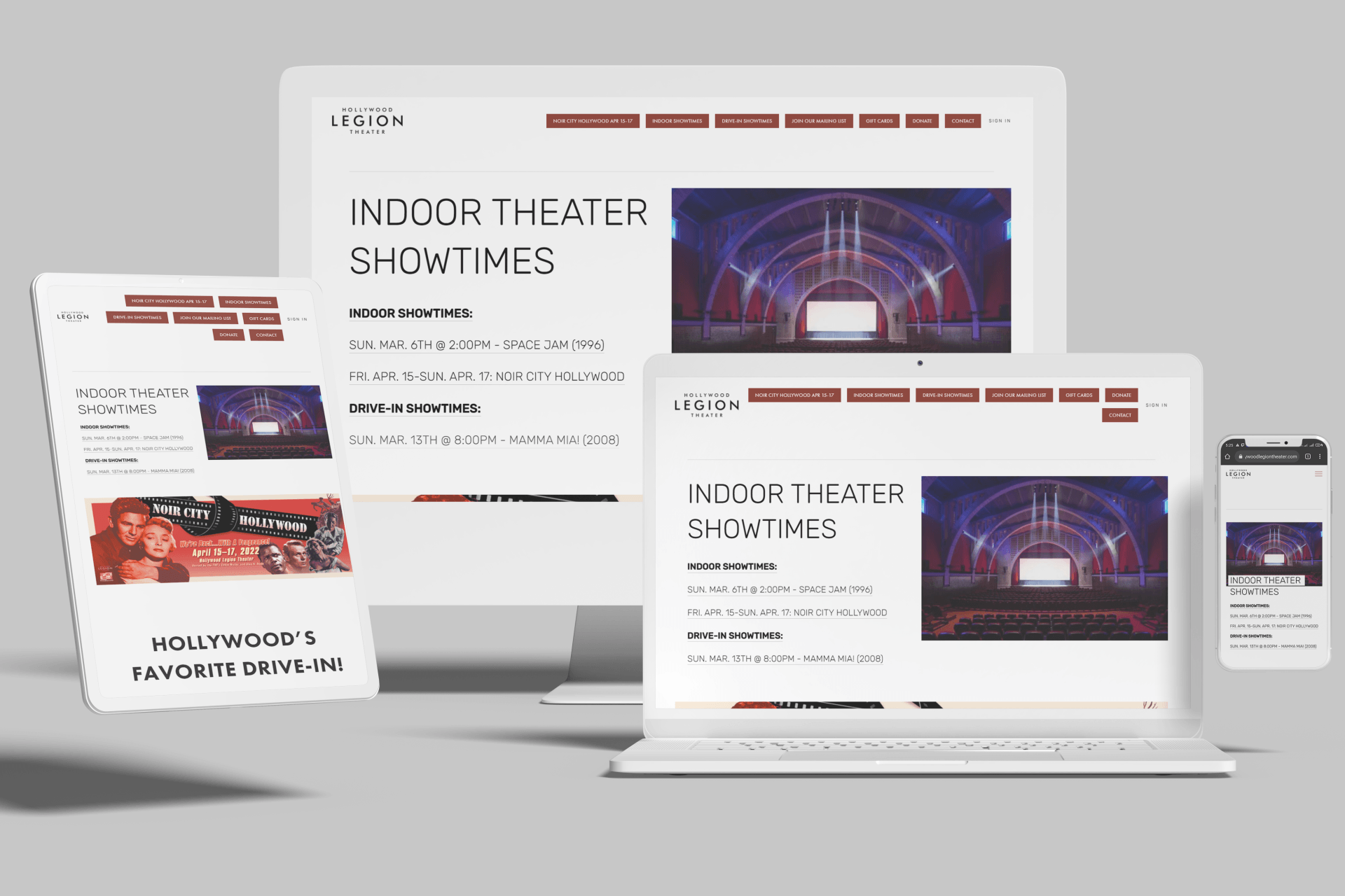 Squarespace Websites for Theaters