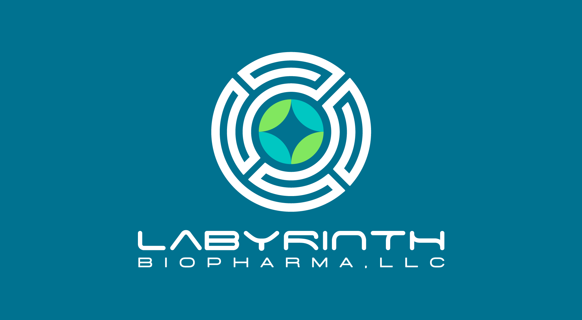A logo for a company called labyrinth biopharma llc