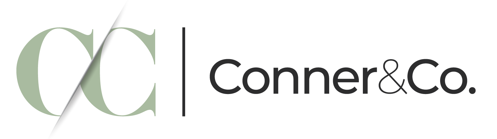 A logo for conner & co. is shown on a white background.