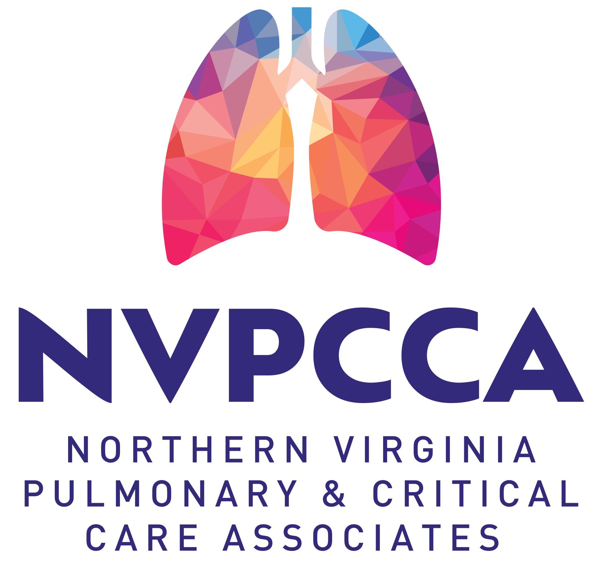 The logo for northern virginia pulmonary and critical care associates