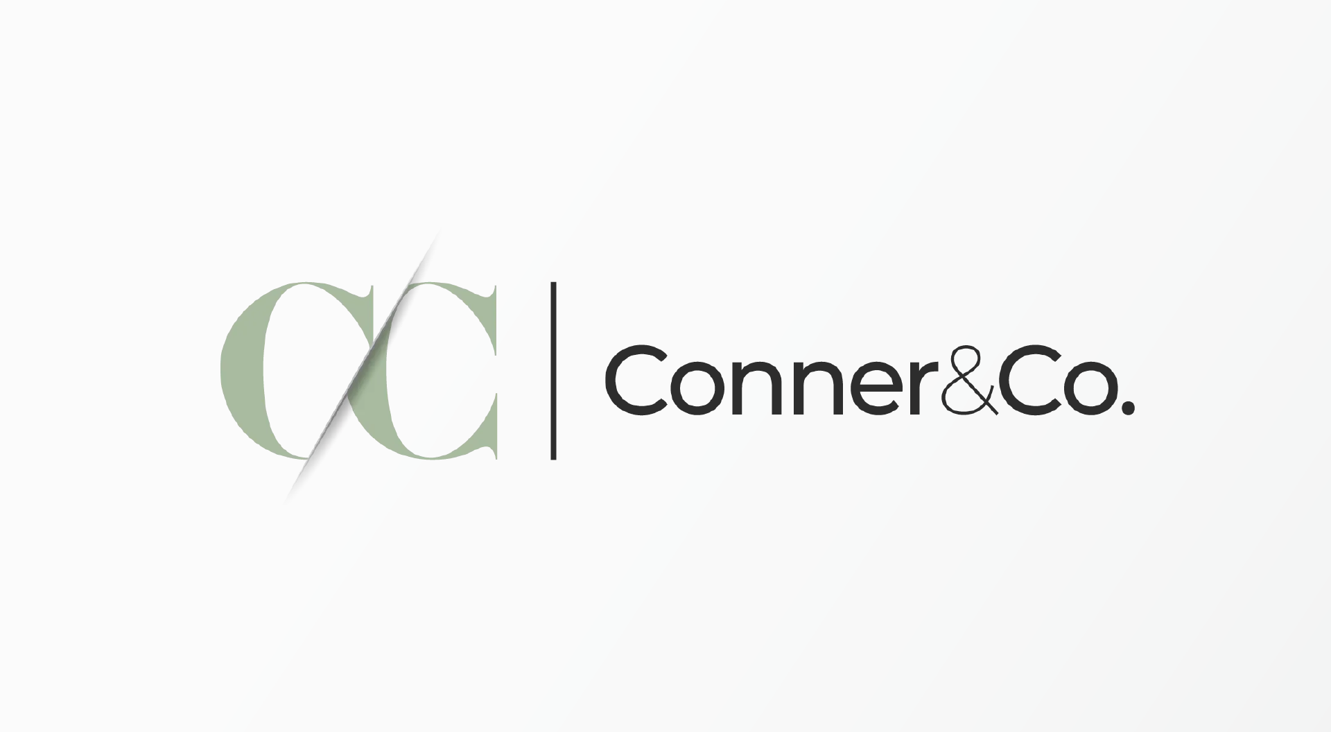 A logo for conner & co. is shown on a white background.