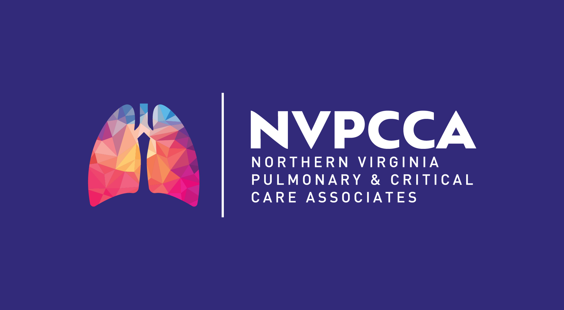 The logo for northern virginia pulmonary and critical care associates