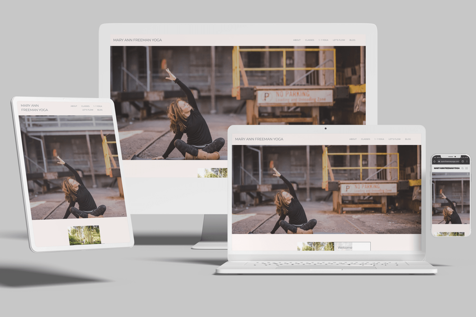 Squarespace Websites for Private Yoga Sessions