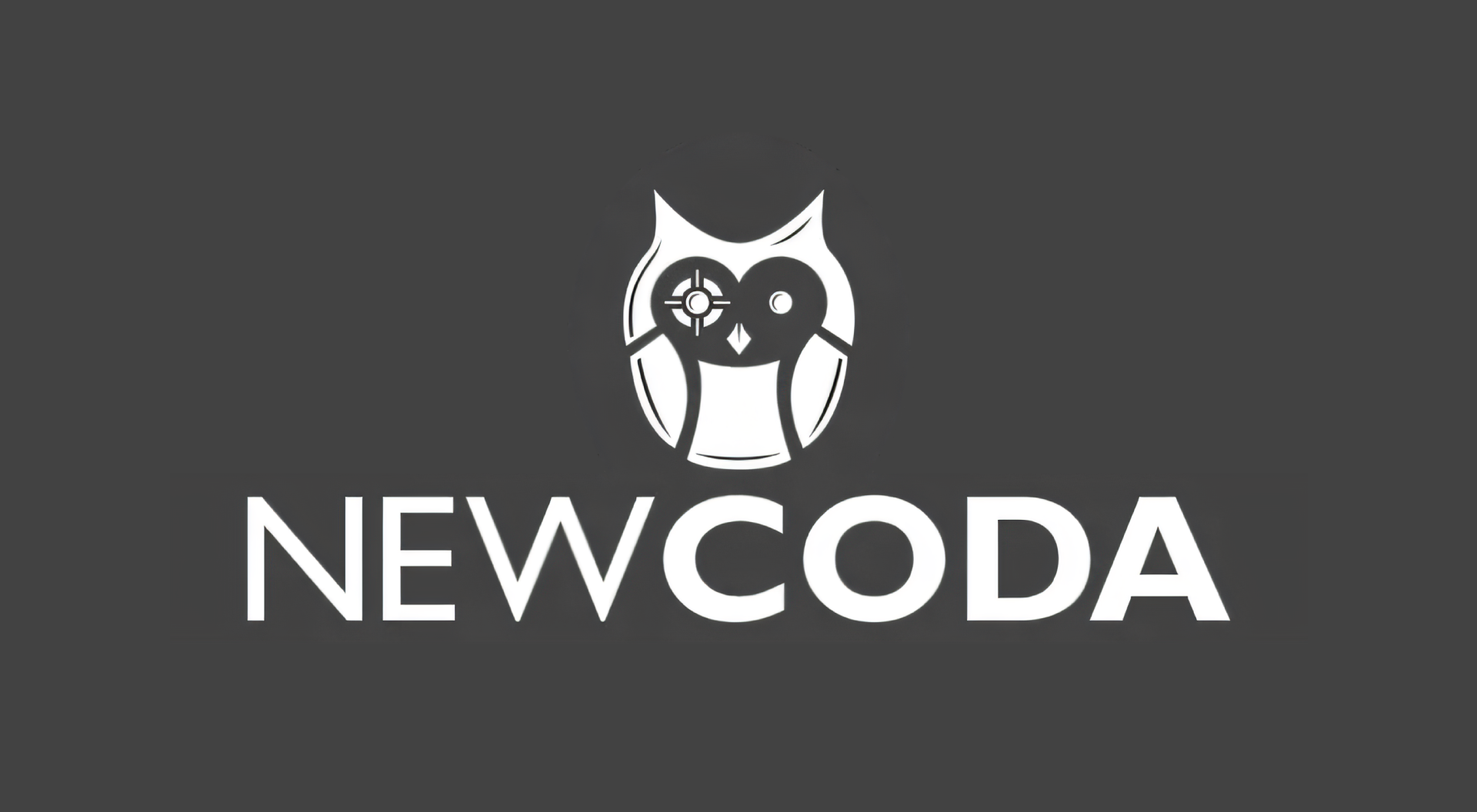 A logo for a company called newcoda with an owl on it.