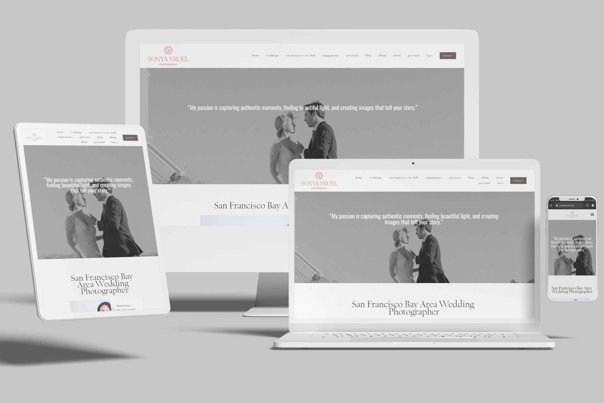 Squarespace for Wedding Photography