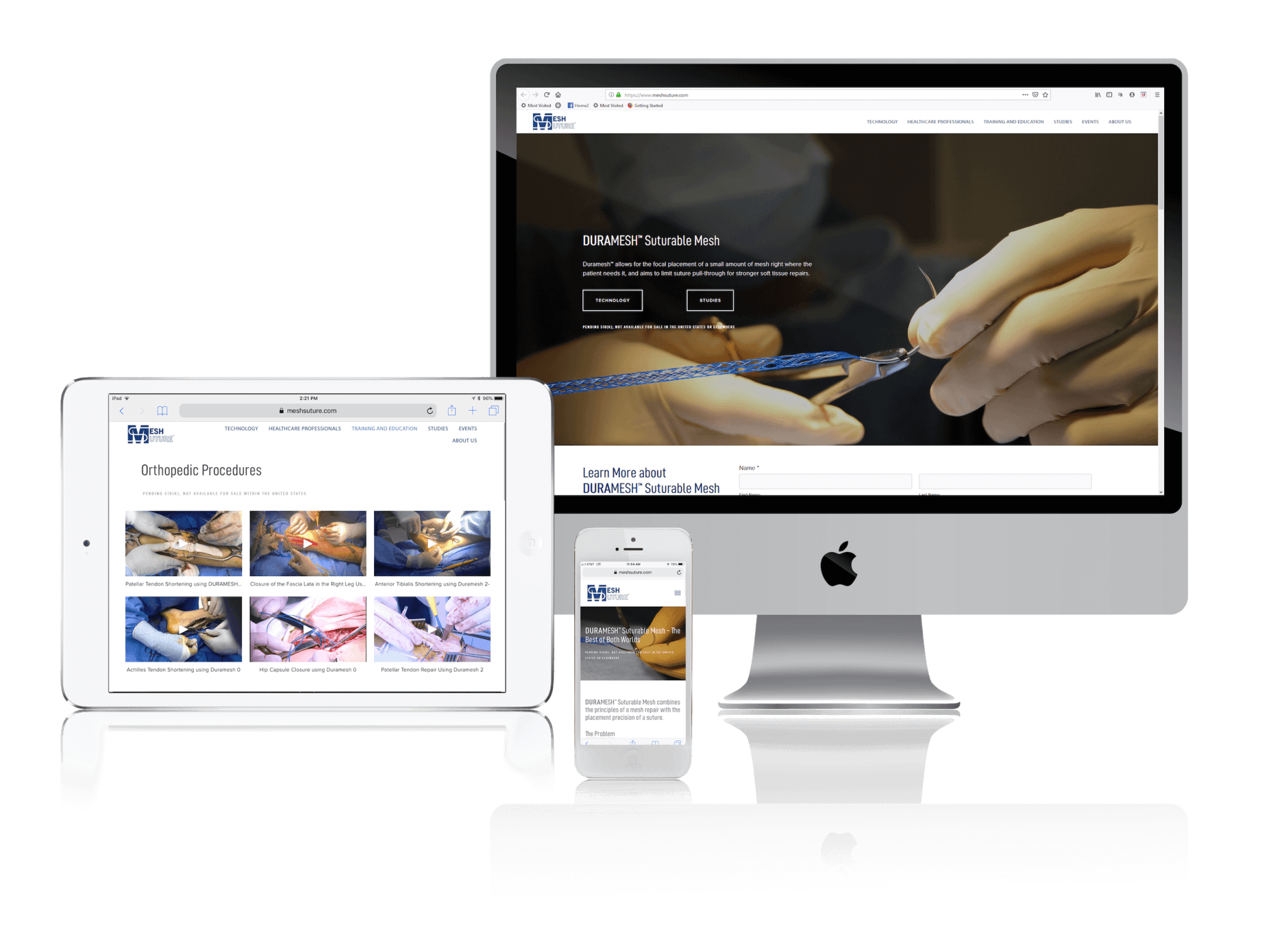 Squarespace Websites for Medical Suppliers