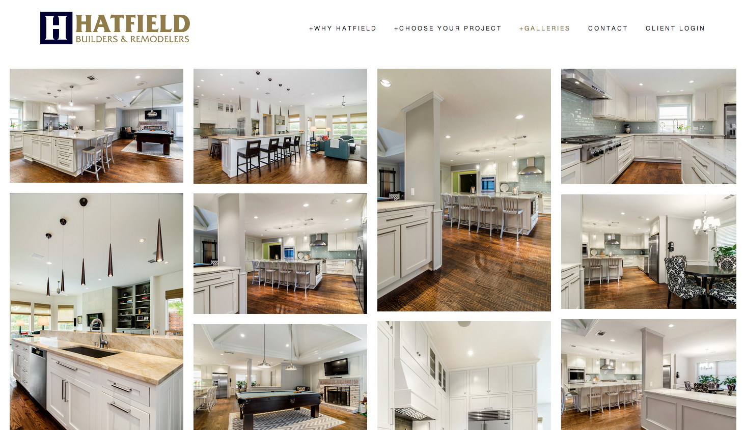Squarespace Ideal Solution for Dallas Based Custom Builder