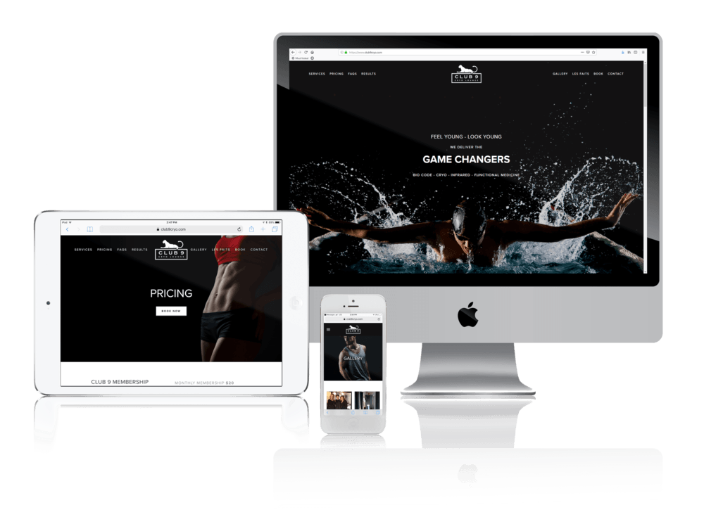 Squarespace for Cryotherapy and Alternative Medicine Websites