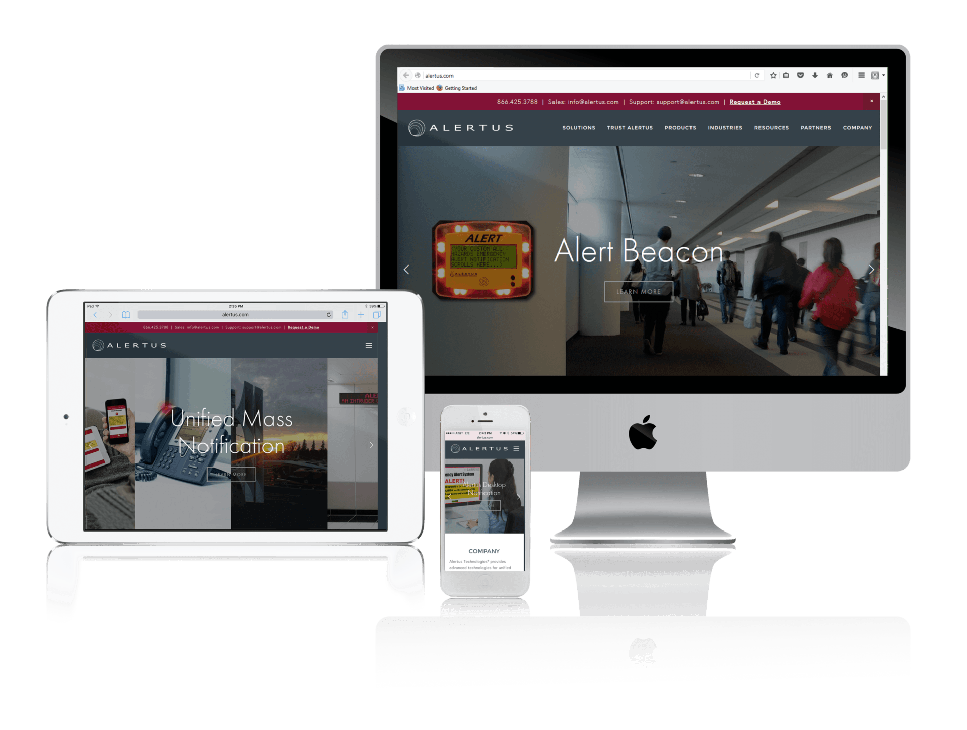 Squarespace for Emergency Alert Systems