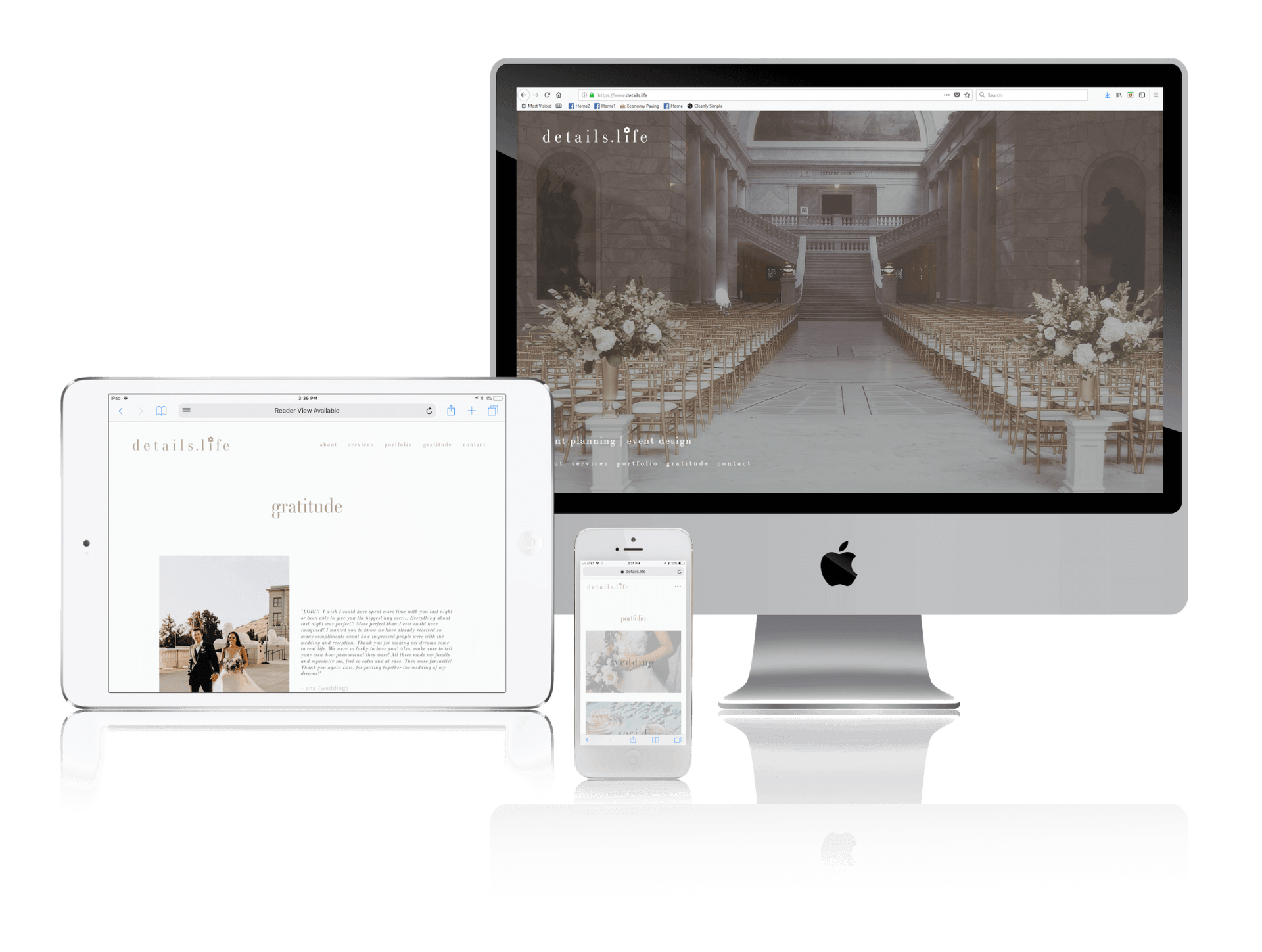 Squarespace for Event Planning and Design