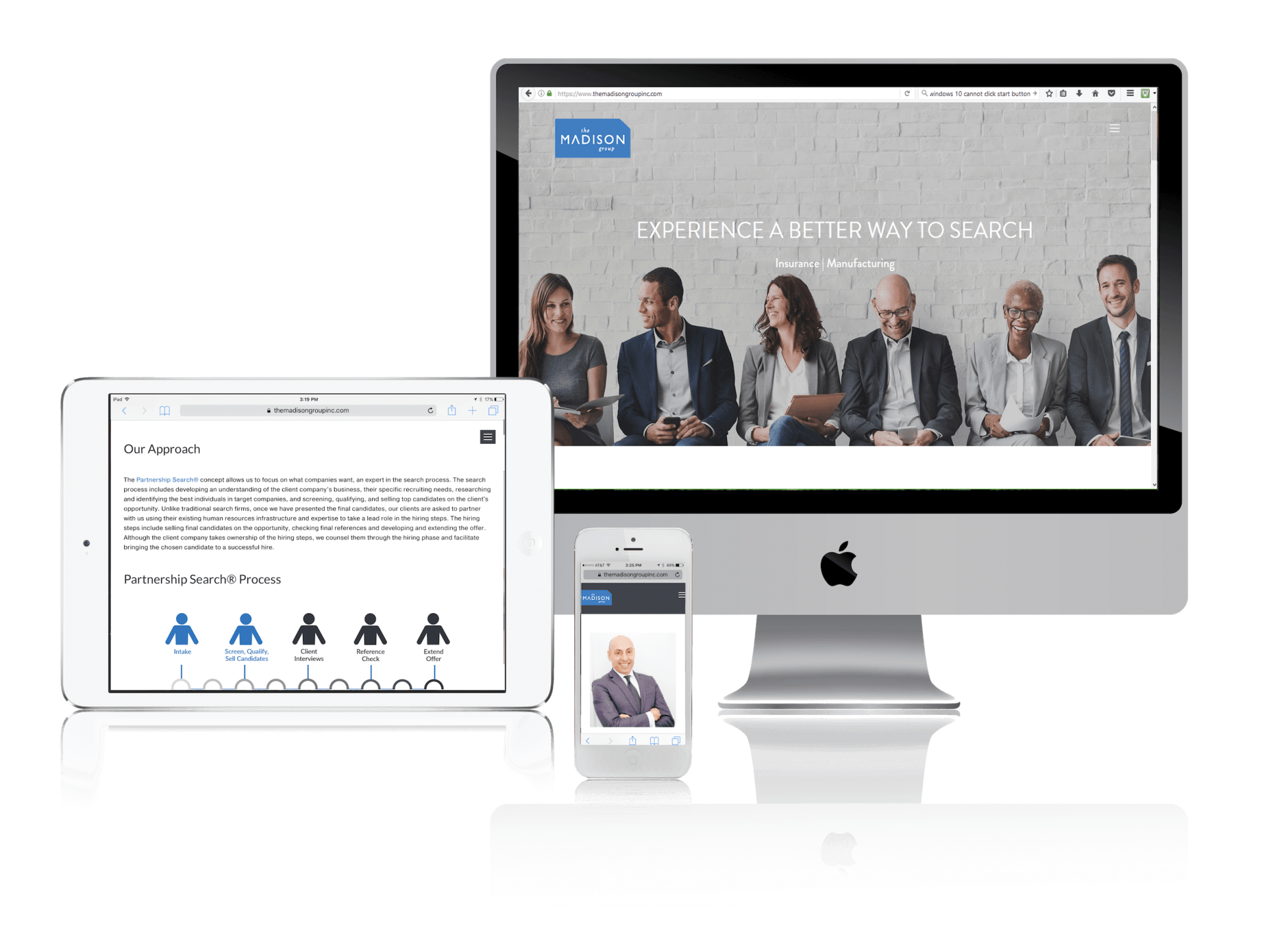 Squarespace for Executive Search