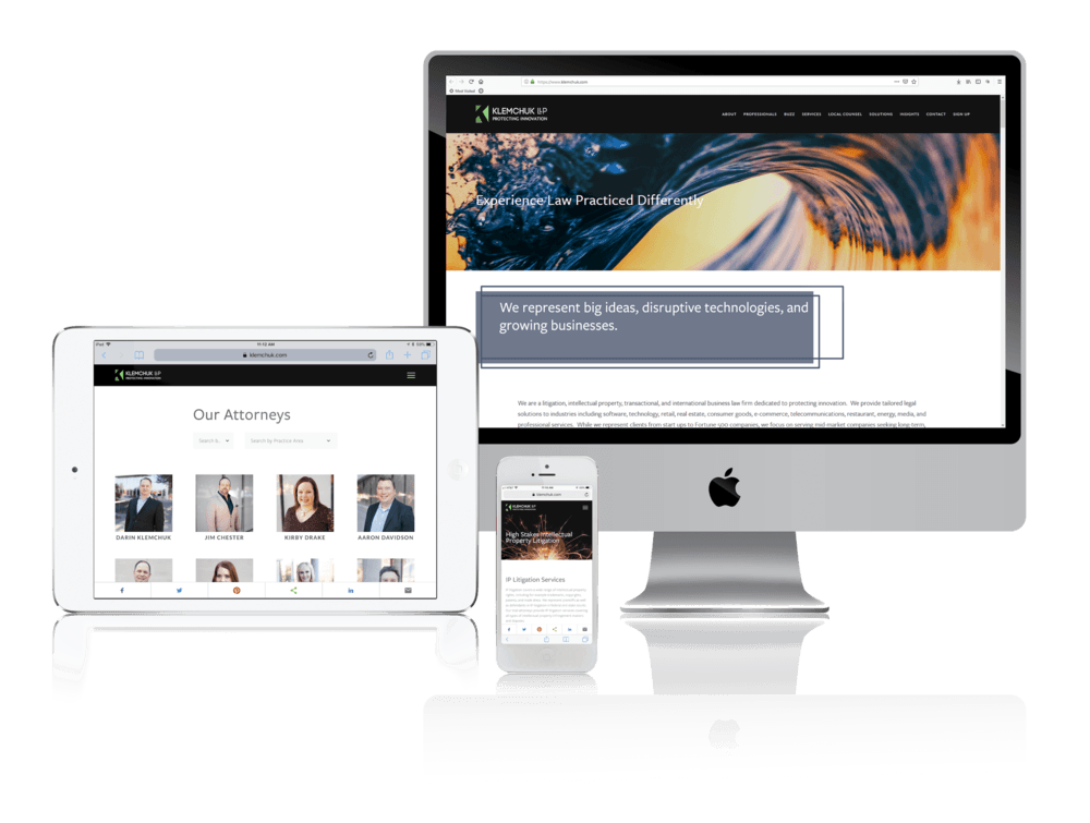 Squarespace for Large Law Firm Websites