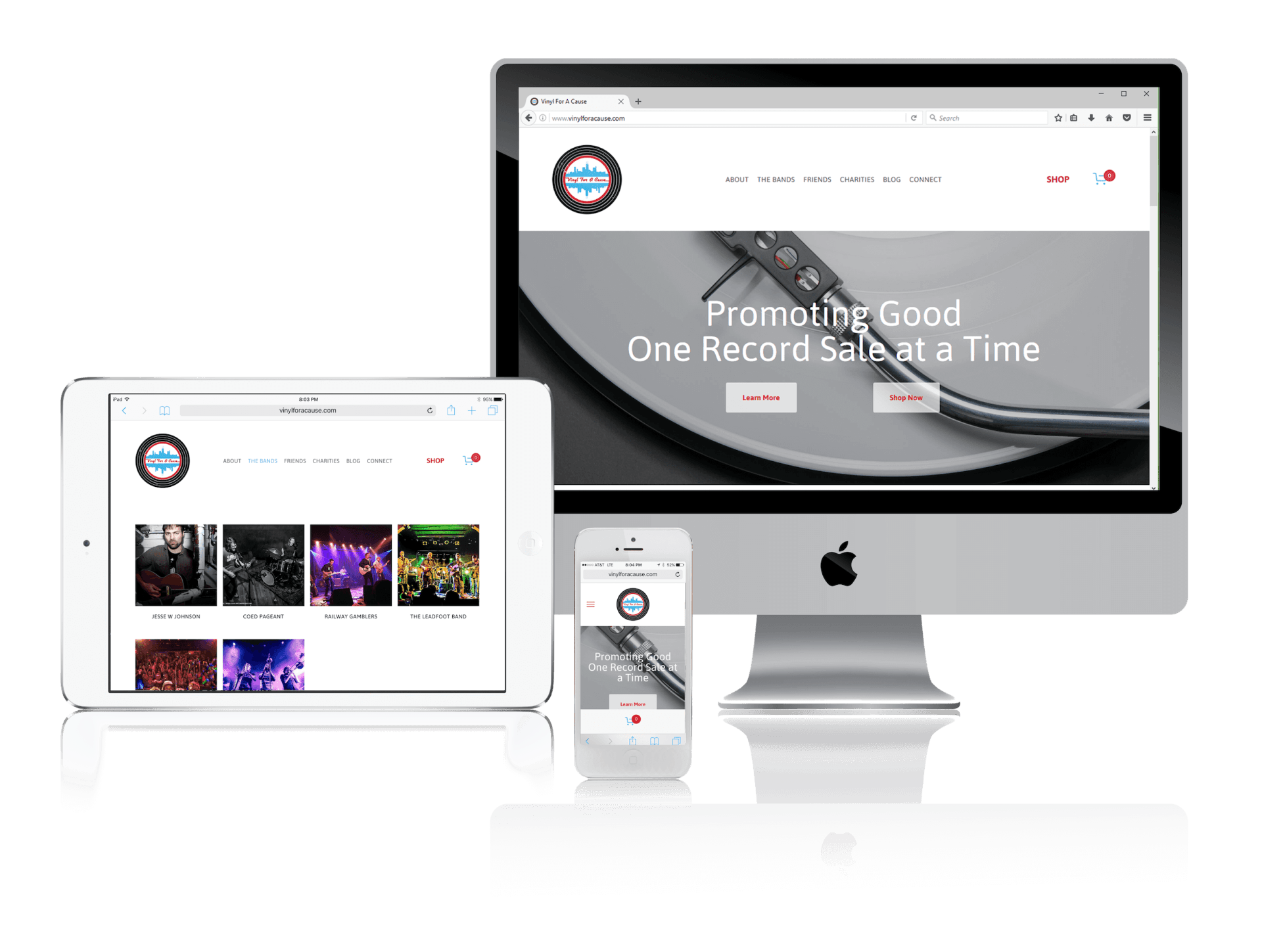 Squarespace for Music on Vinyl