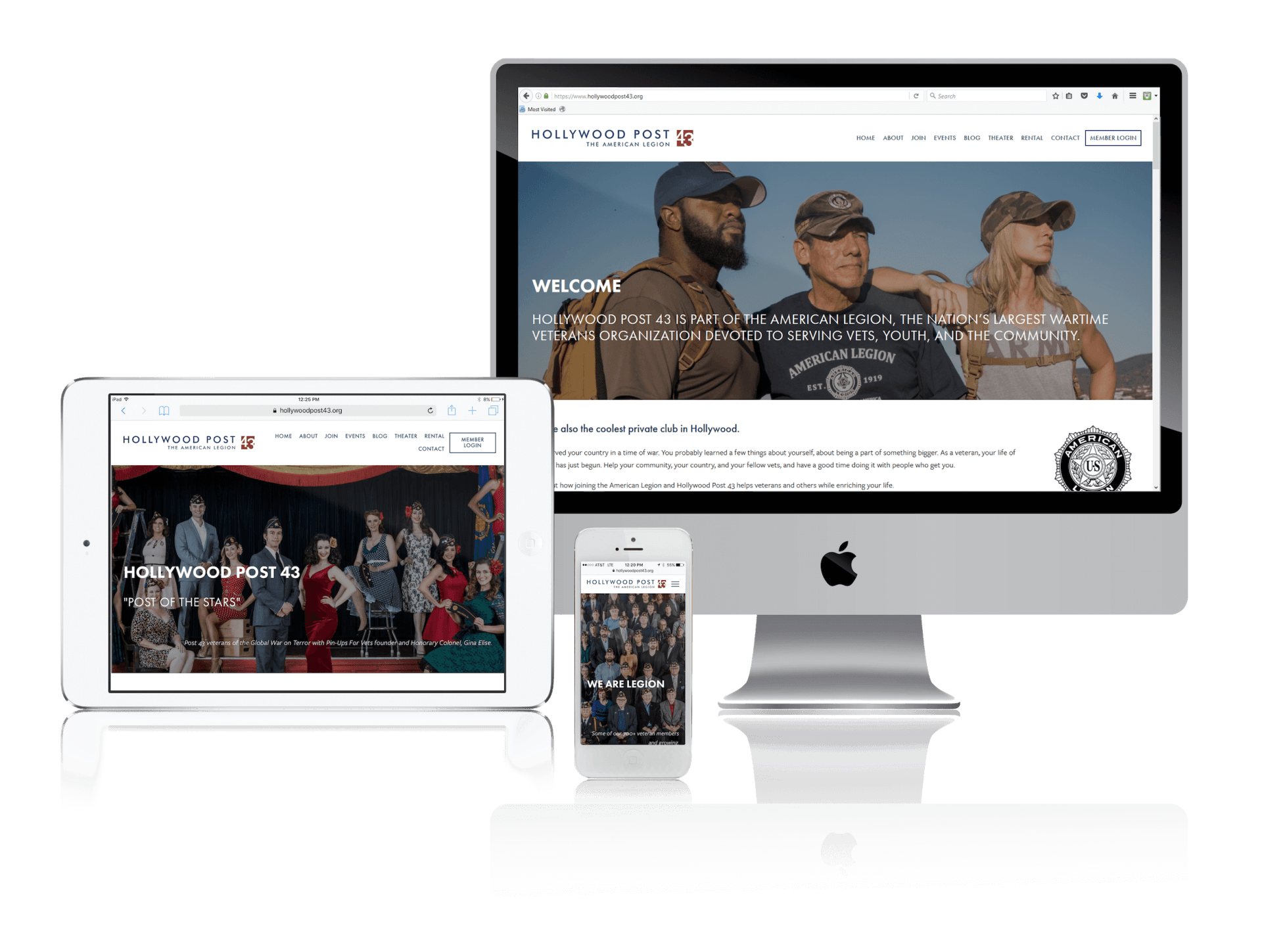 Squarespace for the American Legion