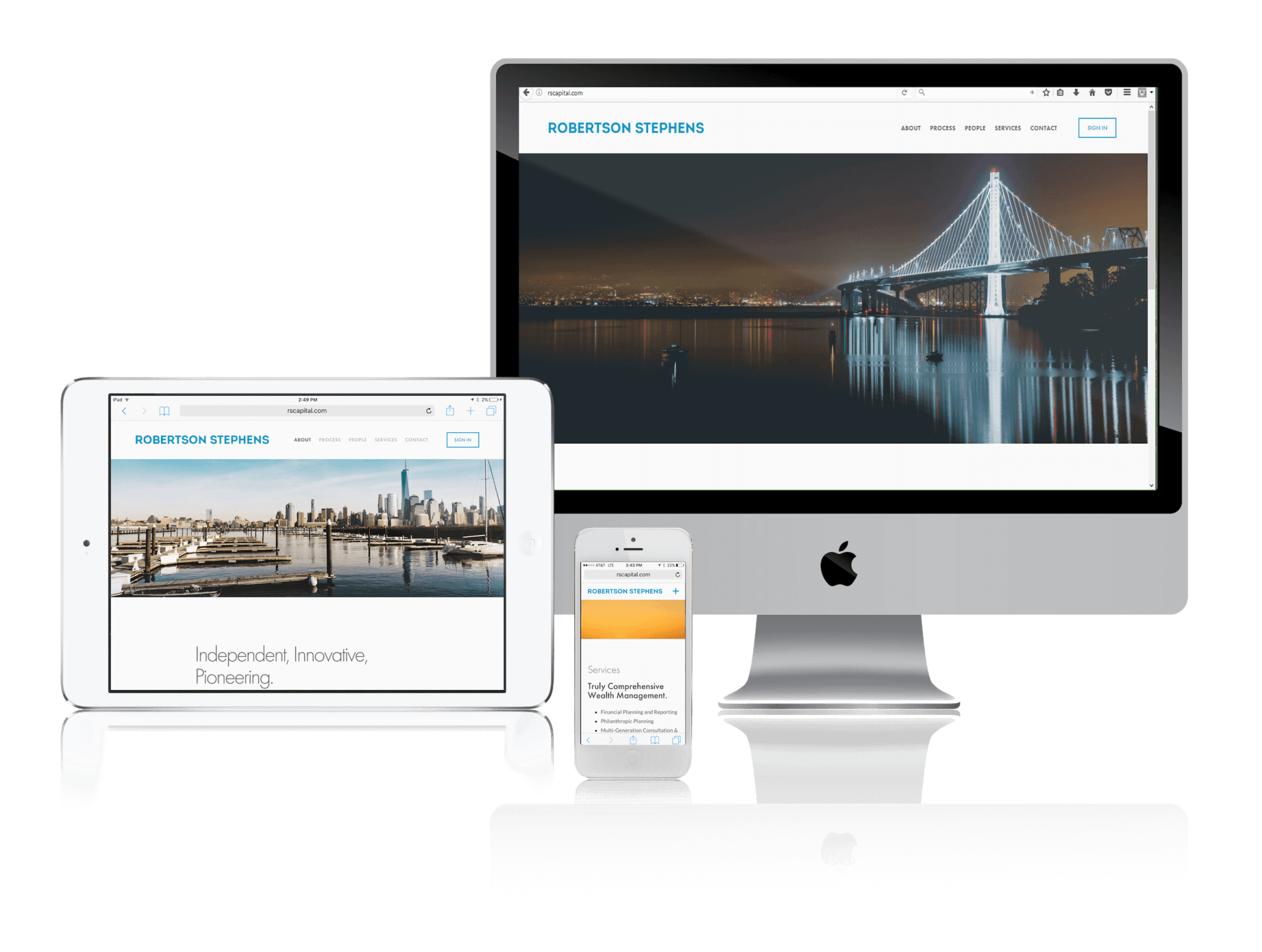 Squarespace for Wealth Management