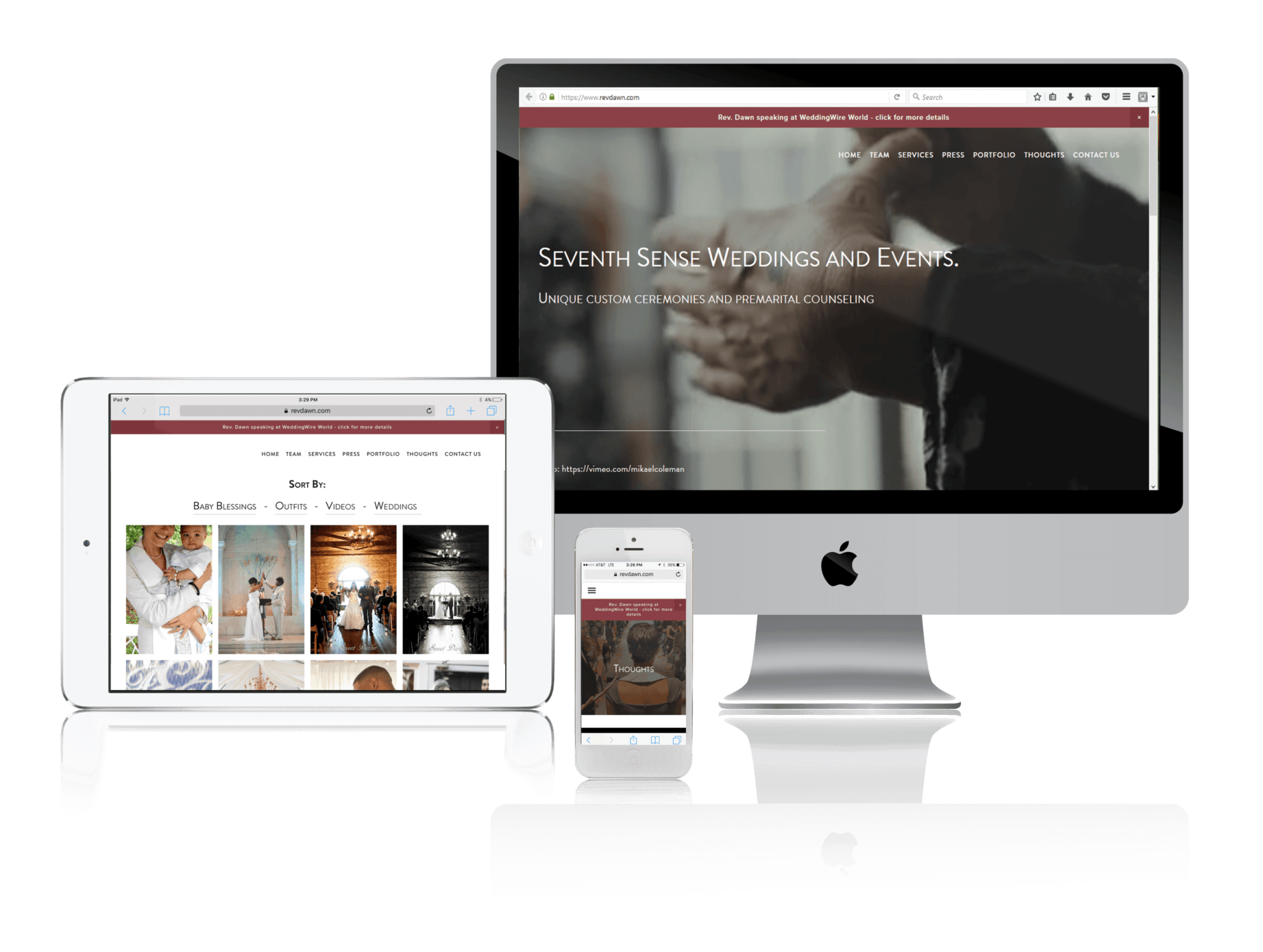 Squarespace for Wedding Officiants