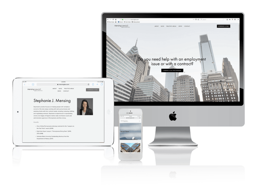 Squarespace Lawyer Website