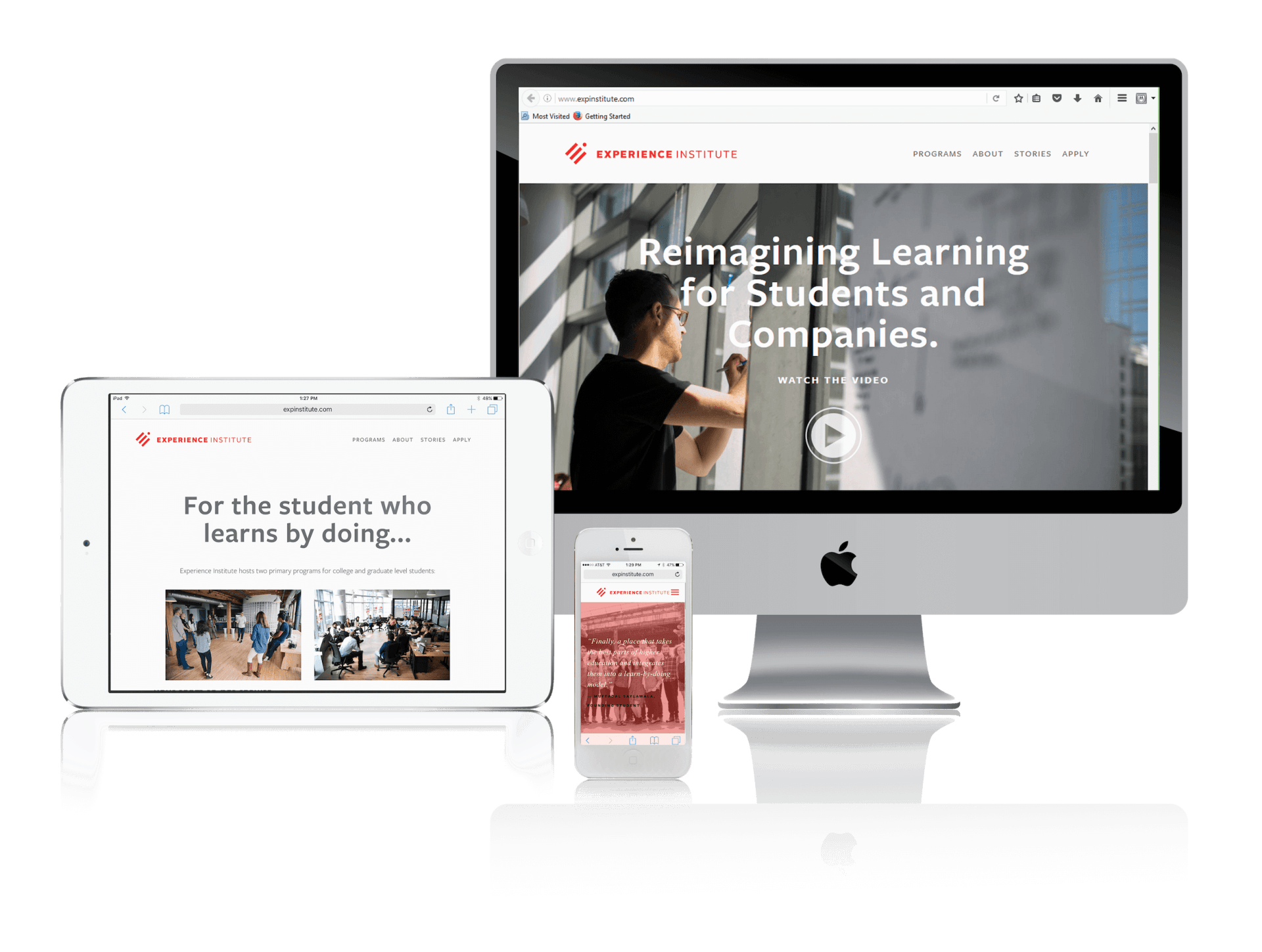 Squarespace for Learning by Experience