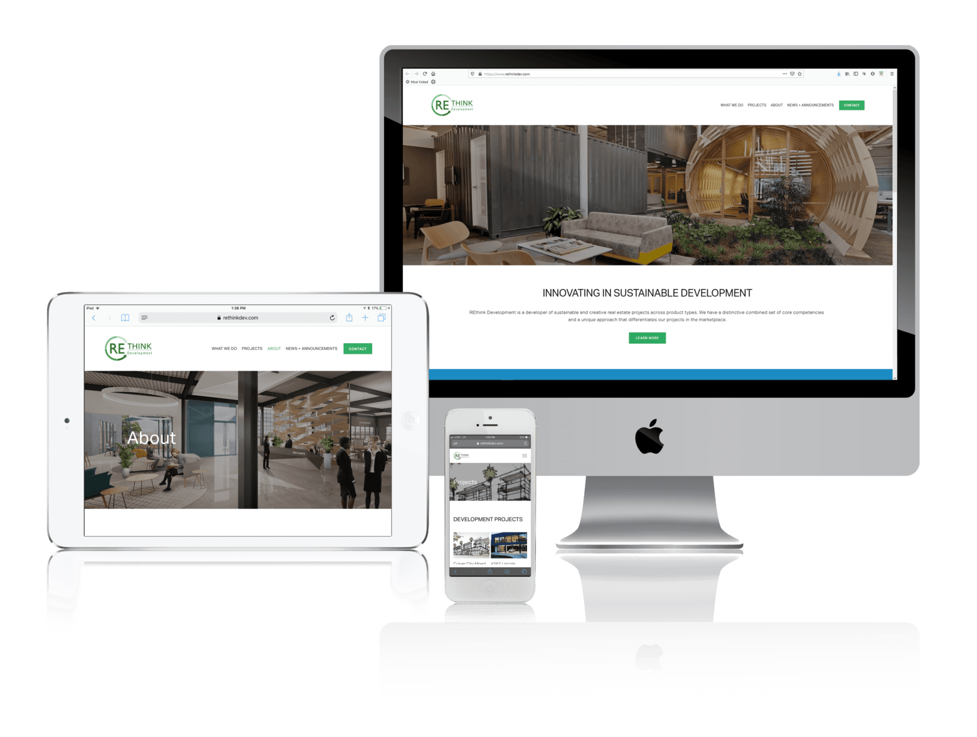 Squarespace for Sustainable Real Estate Development Websites