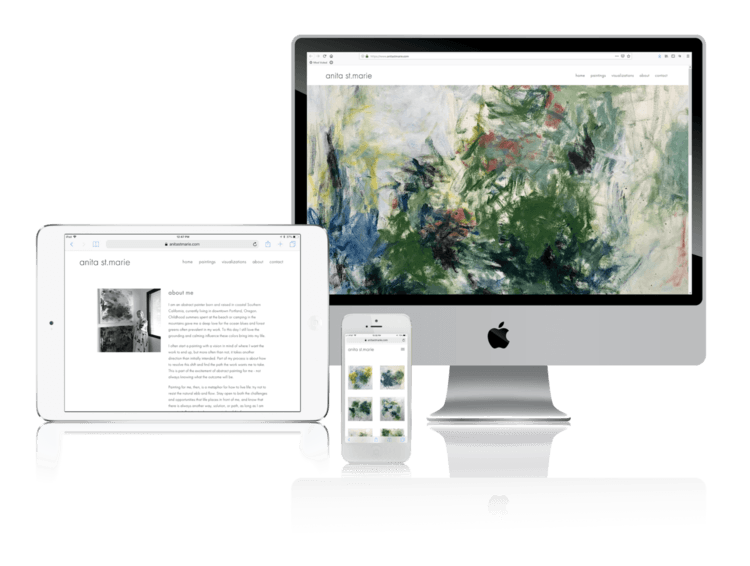 Squarespace Websites for Abstract Artists