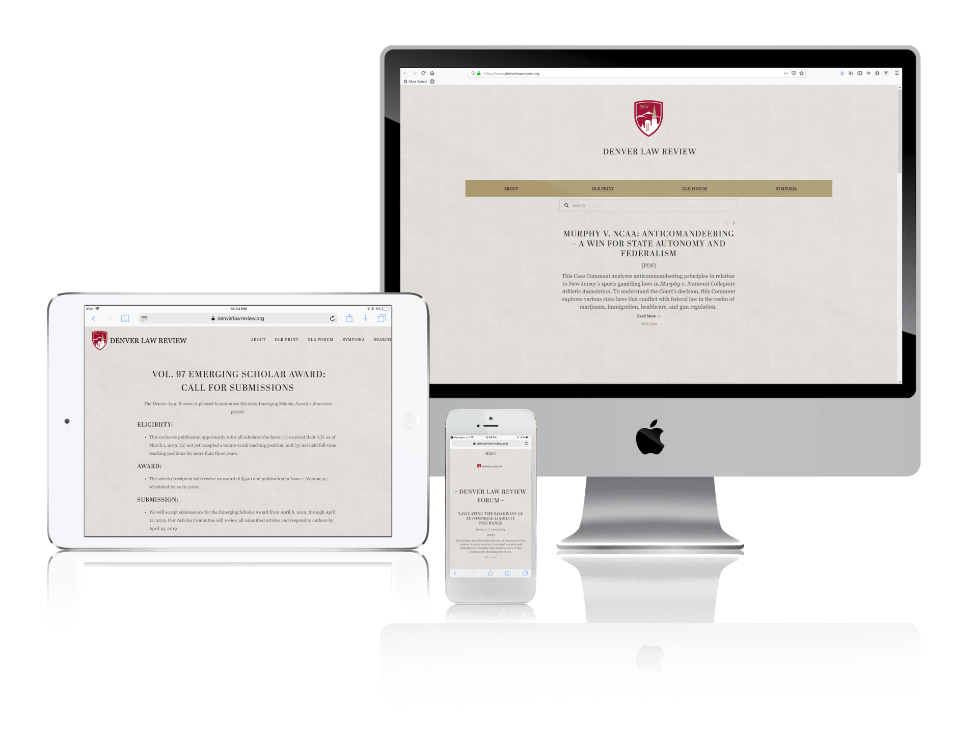 Squarespace Websites for Law Journals and Blogs