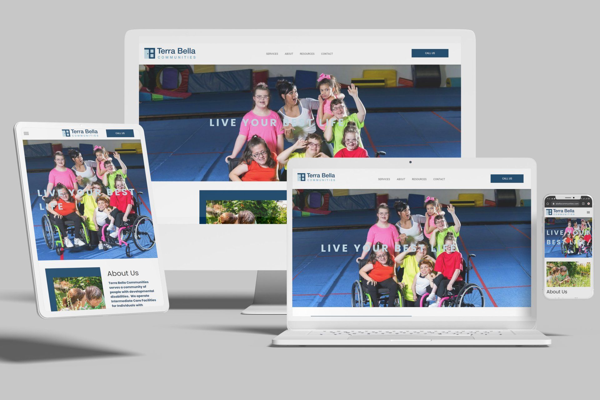 Duda Website for Specialized Housing and Care Facilities