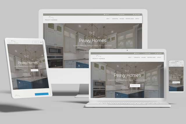 Waco Custom Home Builder Website