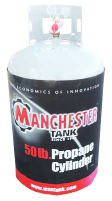 New 50lb Tank With Standard Valve — New Holland, PA — Nolts Propane Connections