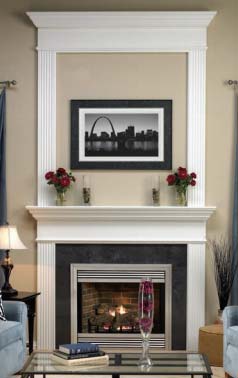 Custom Profile Mantel with Upper Tier — New Holland, PA — Nolts Propane Connections