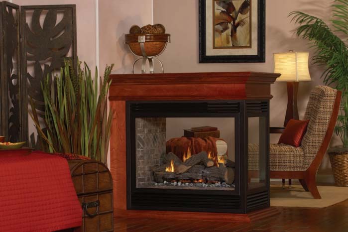 The Tahoe Premium 36 Peninsula Direct-Vent Fireplace — New Holland, PA — Nolts Propane Connections