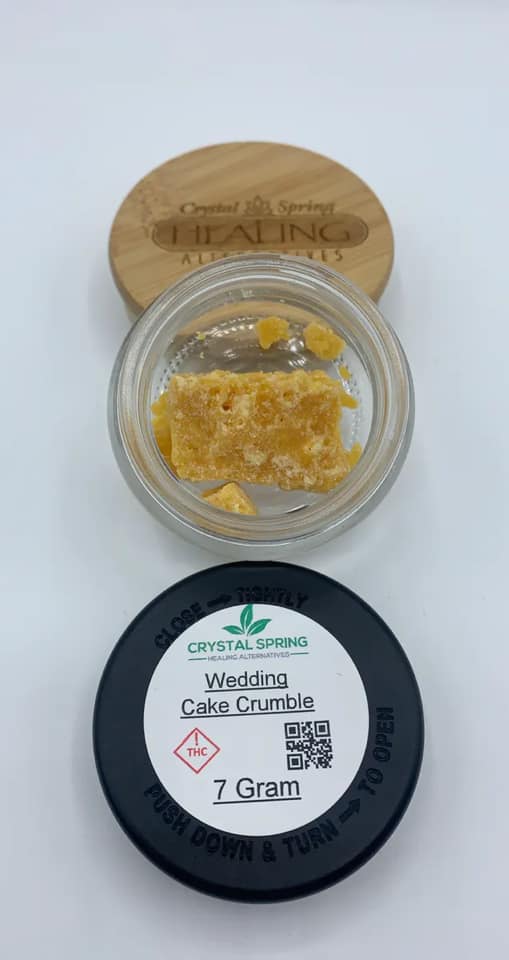 wedding cake crumble