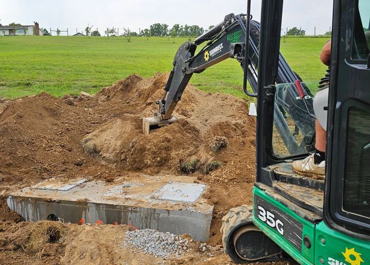 Burying Septic Tank — Fairmont, WV — T3 Excavating LLC