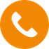 An orange circle with a white phone icon inside of it