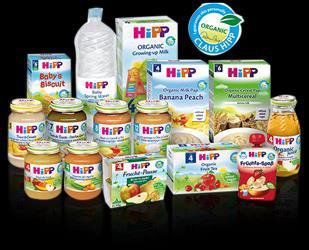 Verschiedene Produkte von Hipp