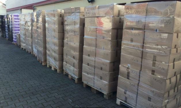 Lieferungen auf Euro-Paletten