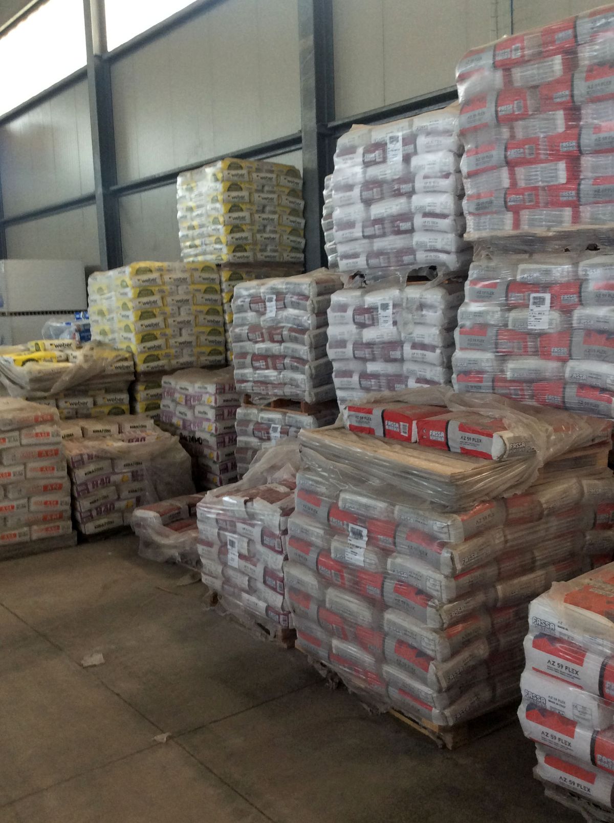 Diversi tipi di calce e gesso